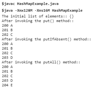 HashMap in java - W3schools