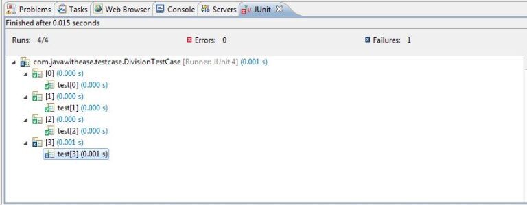 JUnit parameterized test - W3schools