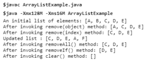 ArrayList in java - W3schools