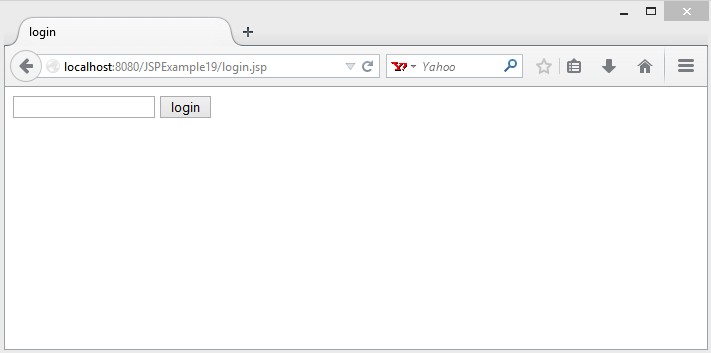 jsp example 19 login