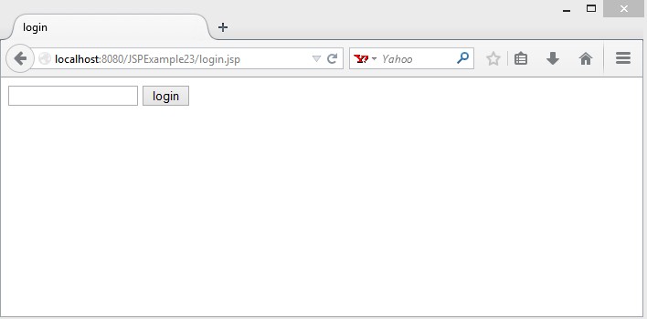 jsp example 23 login