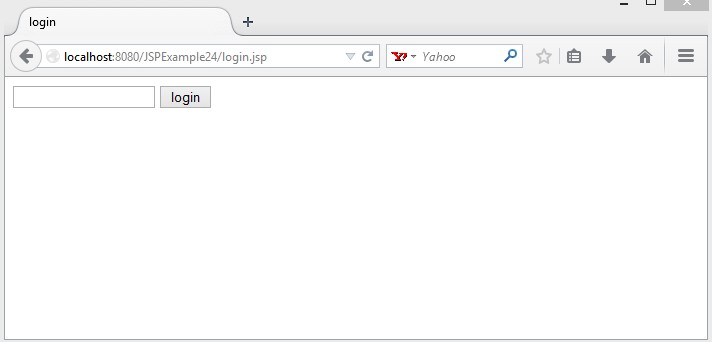 jsp example 24 login
