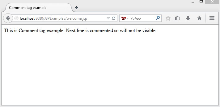 jsp example 5
