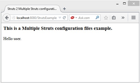 struts 5 user