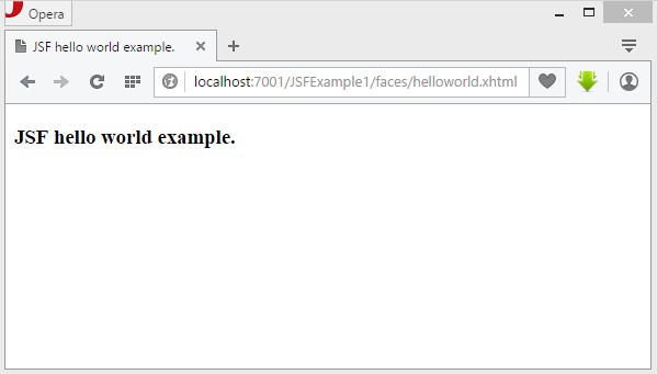 JSF example1