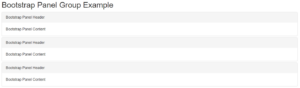 Bootstrap Panels - W3schools