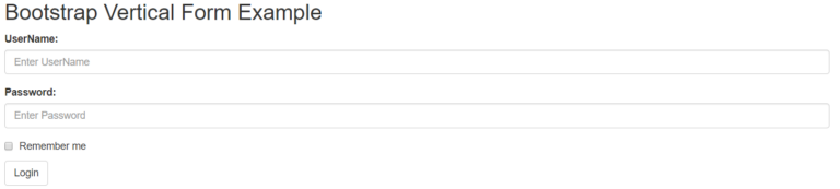  bootstrap forms w3schools 