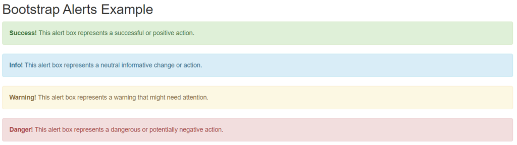 Bootstrap Alert - W3schools