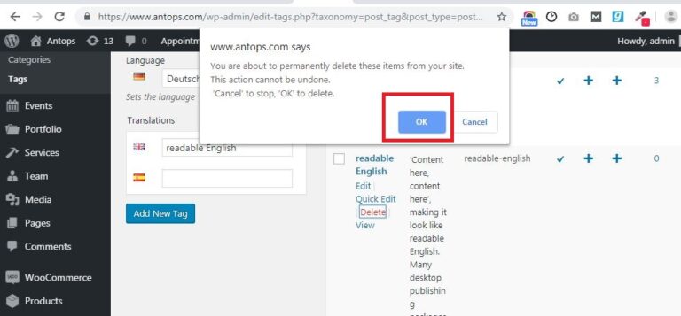 Delete Tags In Wordpress W3schools Delete Tags In Wordpress W3schools