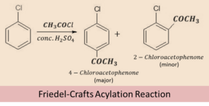 Friedel-Crafts Acylation (Reactions of Haloarenes)