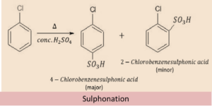 Sulphonation (Reactions of Haloarenes)