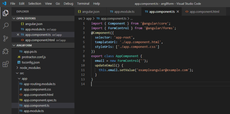Angular 8 Forms - W3schools